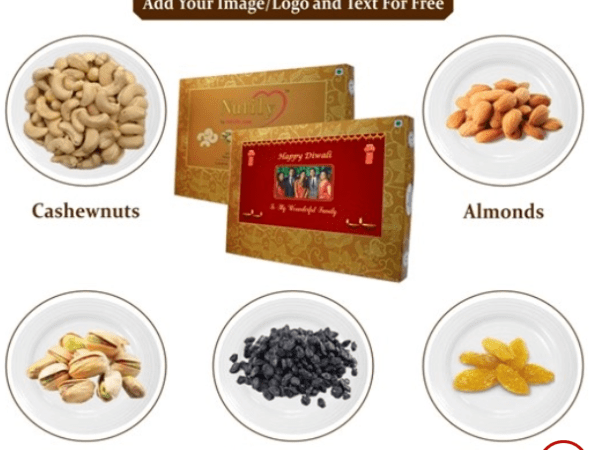 Wish with Diwali Dry Fruits Gift Boxes&nbsp;online